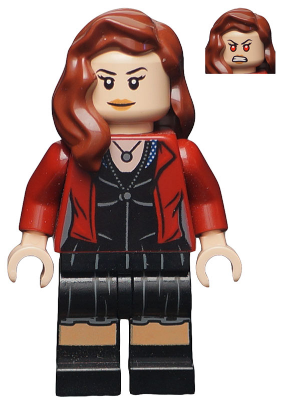 The Scarlet Witch (Wanda Maximoff) - Printed Black Legs, Reddish Brown Hair – СУПЕР ГЕРОИ