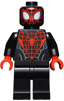 Spider-Man (Miles Morales) - Red Webbing on Head, Red Hands – СУПЕР ГЕРОИ