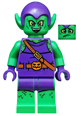 Green Goblin - Bright Green Skin, Dark Purple Outfit, Large Yellow Eyes – СУПЕР ГЕРОИ