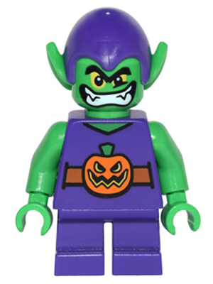 Green Goblin - Bright Green Skin, Dark Purple Outfit, Short Legs – СУПЕР ГЕРОИ