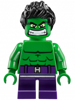 Hulk - Minifigure, Short Legs – СУПЕР ГЕРОИ