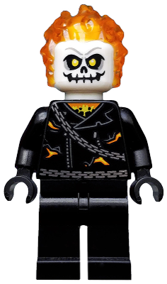 Ghost Rider, Johnathon 'Johnny' Blaze - White Head, Chain Belt – СУПЕР ГЕРОИ