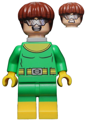 Dr. Octopus (Otto Octavius) / Doc Ock - Bright Green Outfit, Neck Bracket – СУПЕР ГЕРОИ