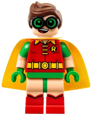 Robin - Green Glasses, Smile / Scared Pattern – СУПЕР ГЕРОИ