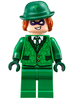 The Riddler - Suit and Tie, Hat with Hair – СУПЕР ГЕРОИ