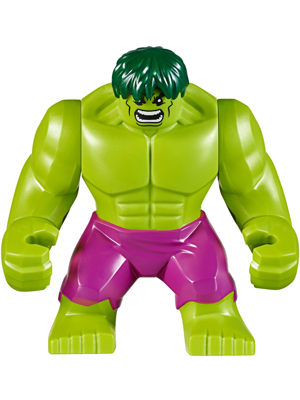 Hulk - Giant, Magenta Pants, Dark Green Hair – СУПЕР ГЕРОИ