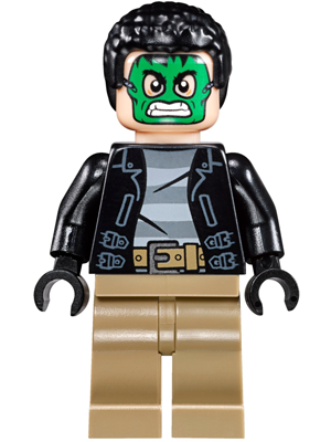 Masked Robber - Green Mask, Striped Shirt – СУПЕР ГЕРОИ