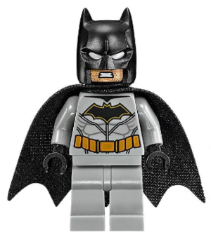 Batman, Medium Nougat Face, Light Bluish Gray Suit – СУПЕР ГЕРОИ