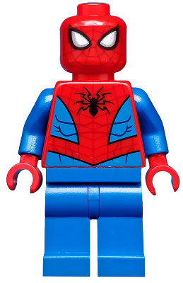 Spider-Man - Dark Red Web Pattern, Blue Legs – СУПЕР ГЕРОИ