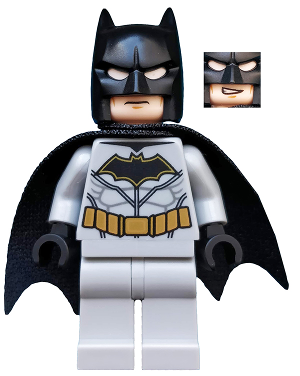Batman - Light Bluish Gray Suit with Gold Belt, Black Crest, Mask and Cape (Type 3 Cowl) – СУПЕР ГЕРОИ