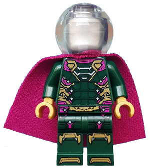 Mysterio - Magenta Trim, Flat Silver Head, Trans-Clear Helmet – СУПЕР ГЕРОИ