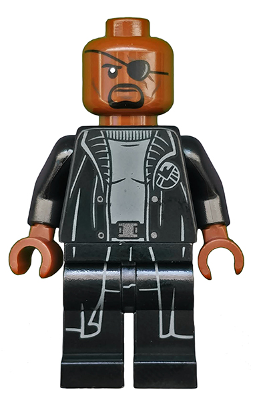Nick Fury - Gray Sweater and Black Trench Coat (Undetermined Legs Version) – СУПЕР ГЕРОИ
