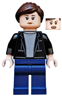 Maria Hill - Black Jacket, Light Bluish Gray Shirt, Dark Blue Legs – СУПЕР ГЕРОИ