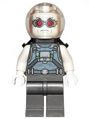Mr. Freeze, Pearl Dark Gray, Neck Bracket with 4 Angled Handles – СУПЕР ГЕРОИ