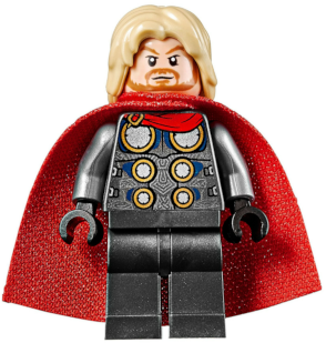 Thor - Spongy Cape, Pearl Dark Gray Legs – СУПЕР ГЕРОИ