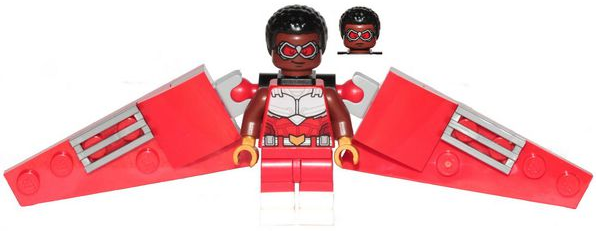 Falcon - Red, Brick Built Wings – СУПЕР ГЕРОИ