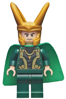 Loki - Spongy Cape (Juniors), Dark Green Legs – СУПЕР ГЕРОИ