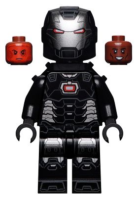 War Machine - Black and Silver Armor with Neck Bracket – СУПЕР ГЕРОИ