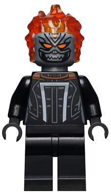 Ghost Rider, Roberto 'Robbie' Reyes - Flat Silver Head – СУПЕР ГЕРОИ