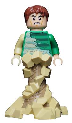 Sandman - Green Outfit, Tan Sand Form with Swirling Base – СУПЕР ГЕРОИ