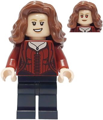 The Scarlet Witch (Wanda Maximoff) - Plain Black Legs, Reddish Brown Hair – СУПЕР ГЕРОИ
