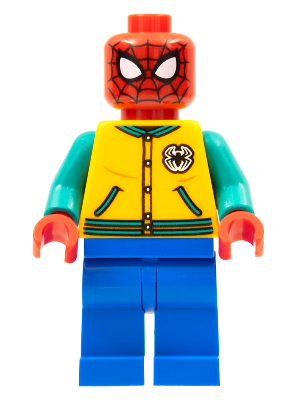 Spider-Man - Bright Light Orange Letter Jacket – СУПЕР ГЕРОИ