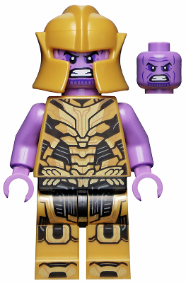 Thanos - Pearl Gold Legs, Medium Lavender Arms, Pearl Gold Helmet – СУПЕР ГЕРОИ