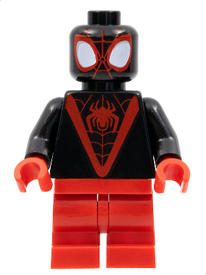 Spider-Man (Miles Morales) - Red Medium Legs, Red Spider Logo – СУПЕР ГЕРОИ