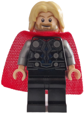 Thor - Spongy Cape with Single Hole, Black Legs, Tousled Hair – СУПЕР ГЕРОИ