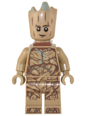 Groot, Teen Groot - Dark Tan with Neck Bracket – СУПЕР ГЕРОИ