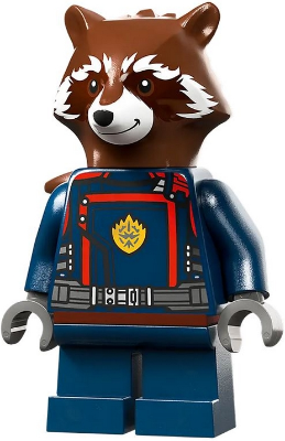 Rocket Raccoon - Dark Blue Suit, Reddish Brown Head – СУПЕР ГЕРОИ