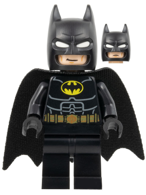 Batman - Black Suit, Gold Belt, Cowl with White Eyes, Smirk / Goggles and Frown – СУПЕР ГЕРОИ