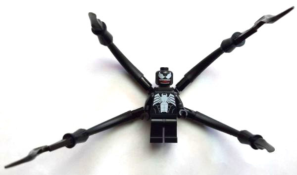 Venom - Teeth Parted, 4 Back Appendages Large – СУПЕР ГЕРОИ