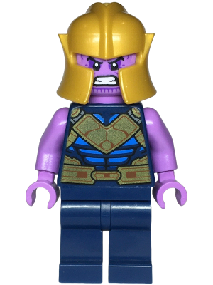 Thanos - Dark Blue Legs Plain, Medium Lavender Arms, Pearl Gold Helmet – СУПЕР ГЕРОИ