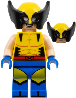 Wolverine - Yellow and Black Mask, Blue Hands – СУПЕР ГЕРОИ