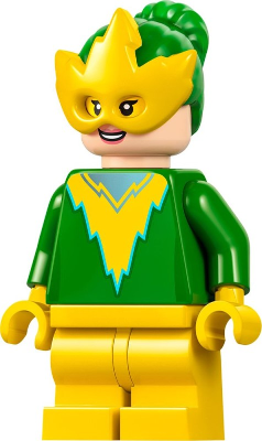 Electro - Bright Green Torso and Hair, Yellow Mask and Medium Legs – СУПЕР ГЕРОИ