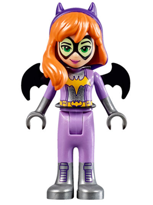 Batgirl (Light Nougat) - Mini Doll, Medium Lavender Legs, Flat Silver Boots – DC СУПЕР ГЕРОИ МОМИЧЕТА