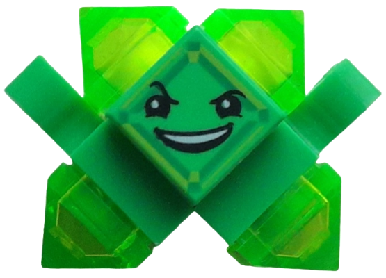 Kryptomite - Green, Small Crystals (Pyramids), Hands – DC СУПЕР ГЕРОИ МОМИЧЕТА
