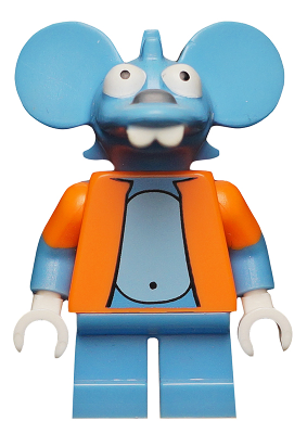 Itchy, The Simpsons, Series 1 (Minifigure Only without Stand and Accessories) – КОЛЕКЦИОНЕРСКИ МИНИФИГУРКИ