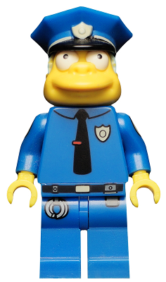 Chief Wiggum, The Simpsons, Series 1 (Minifigure Only without Stand and Accessories) – КОЛЕКЦИОНЕРСКИ МИНИФИГУРКИ