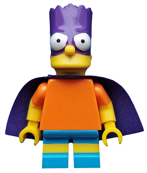 Bartman, The Simpsons, Series 2 (Minifigure Only without Stand and Accessories) – КОЛЕКЦИОНЕРСКИ МИНИФИГУРКИ