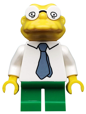 Hans Moleman, The Simpsons, Series 2 (Minifigure Only without Stand and Accessories) – КОЛЕКЦИОНЕРСКИ МИНИФИГУРКИ