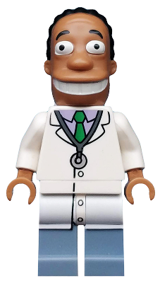 Dr. Hibbert, The Simpsons, Series 2 (Minifigure Only without Stand and Accessories) – КОЛЕКЦИОНЕРСКИ МИНИФИГУРКИ