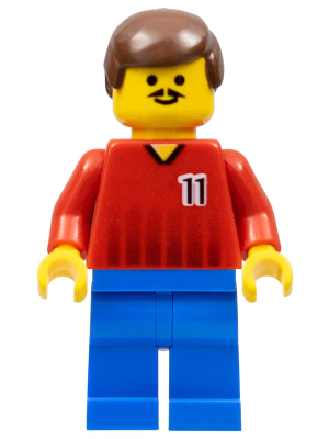 Soccer Player - Red and Blue Team with Number 11 – СПОРТ