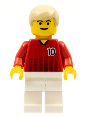 Soccer Player - Red and White Team with Number 10 – СПОРТ