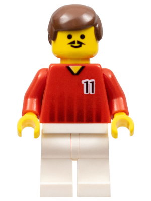Soccer Player - Red and White Team with Number 11 – СПОРТ
