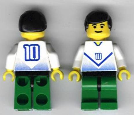 Soccer Player White & Blue Promo Player with Shirt #10 – СПОРТ