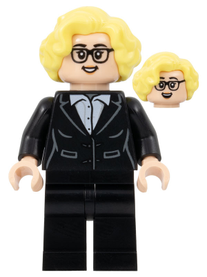 Soccer Coach - Black Suit, Glasses, Bright Light Yellow Hair – СПОРТ