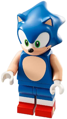 Sonic the Hedgehog - Light Nougat Face and Arms, Grin to Left – ТАРАЛЕЖЪТ СОНИК