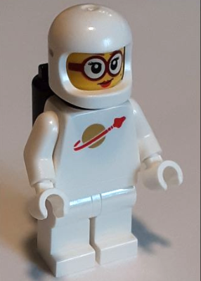 Classic Space - White with Black Air Tanks, Female, Glasses – КОСМОС